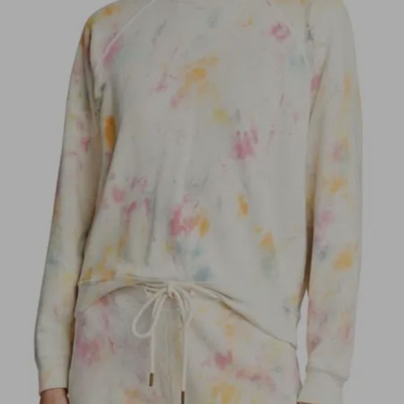 THE GREAT. Tops - The GREAT. Shrunken Confetti Tie-Dye Cotton Sweatshirt